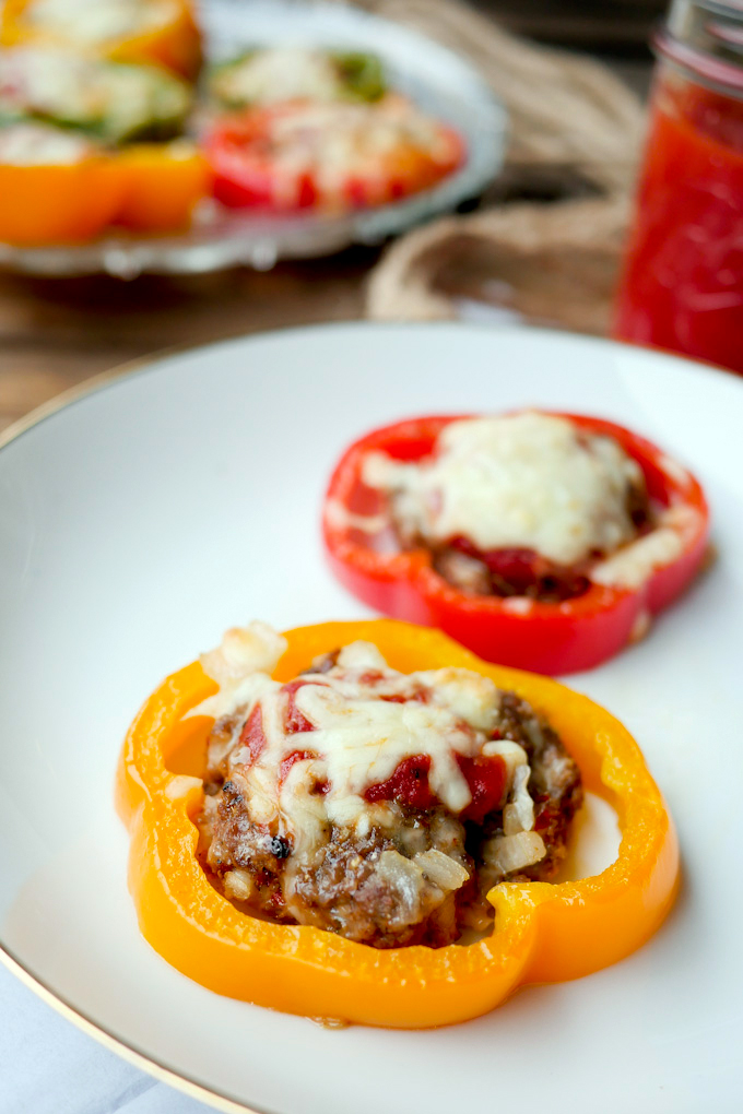  Pepper stuffed with minced meat Low Carb 