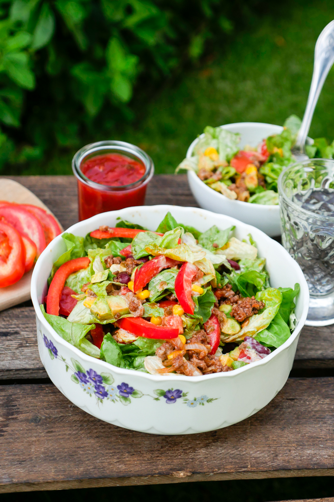  Mexican Minced Salad - Low Carb 