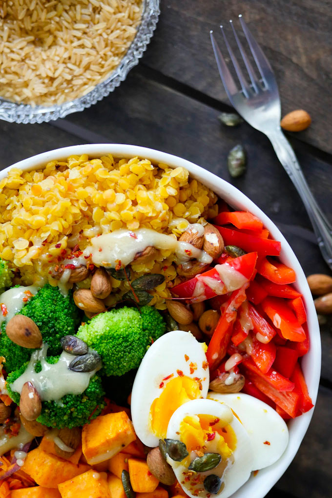 vegetarische Superfood Buddha Bowl