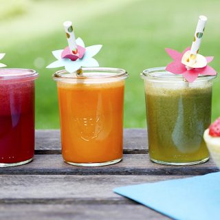 Healthy vegetable juices for children